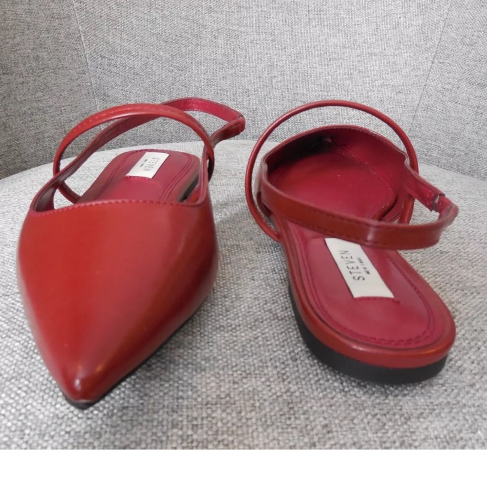 New (No Box) Steven by Steve Madden Mallory flats - Red - Size 8 - Picture 5 of 6